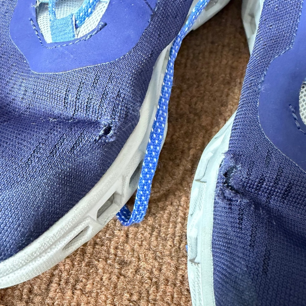 On Cloudmonster Womens Running Shoes Blue Grey 61.99026 US 7.5 gym fit shoe C+ - Picture 12 of 13